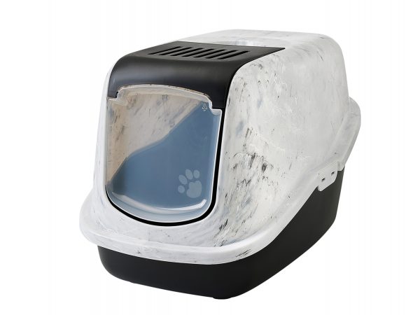Toilethuis Nestor Marble zwart 56x39x38,5cm