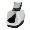 Toilethuis Nestor Marble zwart 56x39x38,5cm
