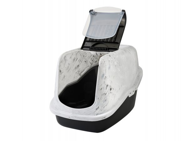 Toilethuis Nestor Marble zwart 56x39x38,5cm