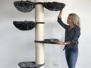 Krabpaal Maine Coon Tower PLUS Dark Grey