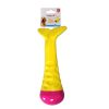 Speelgoed hond TPR vis geel 25cm