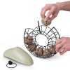 Vetbolhouder wiel met dak 24cm
