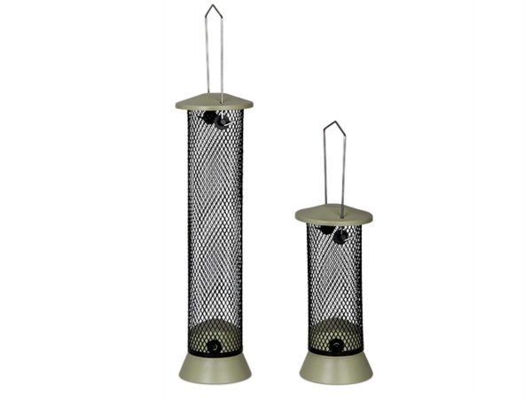 Gepelde zonnebloempitten silo metaal 23cm