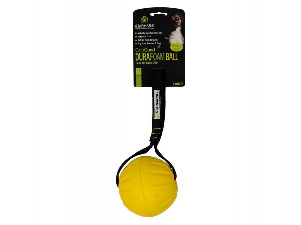 Starmark GripCord DuraFoam Ball L Loop