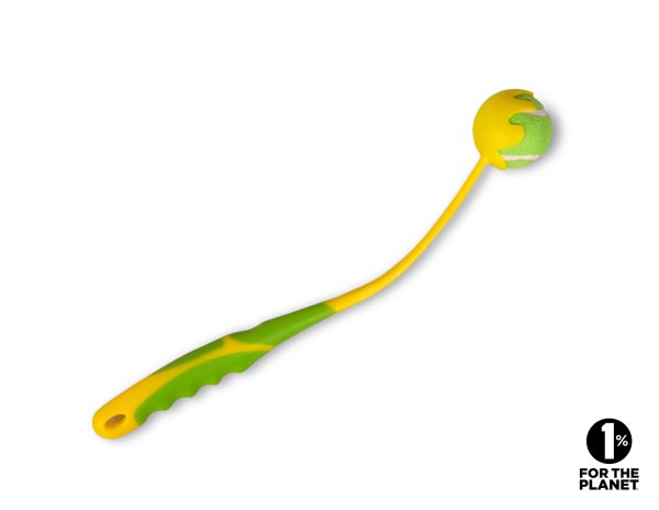 Speelgoed hond Ballenwerper geel S 46cm