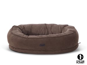 Mand ovaal Ryo bruin 80x60x22cm