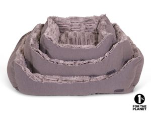 Mand vierkant Liah taupe 45x40x19cm