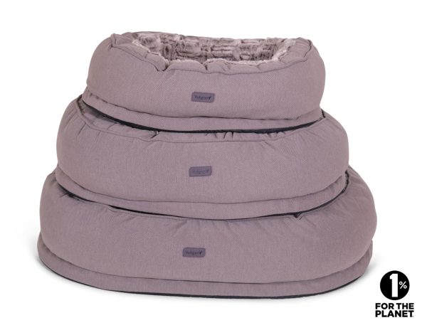 Mand ovaal Liah taupe 64x46x20cm