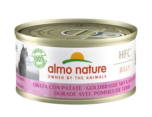 HFC Cats 70g Jelly - zeebrasem met aardappelen