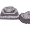 Mand vierkant Keon grijs 45x40x19cm