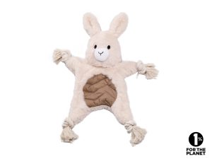 Speelgoed hond recycled pluche Raffy konijn L 50cm