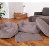 Mand rond Neva ivoor 52x50x20cm
