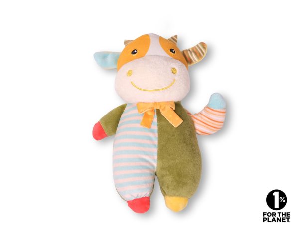 Speelgoed hond pluche Troeteltje koe 20cm