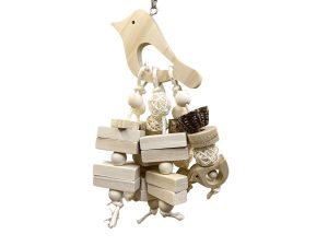 Speelgoed vogel Naturel Wood 32cm